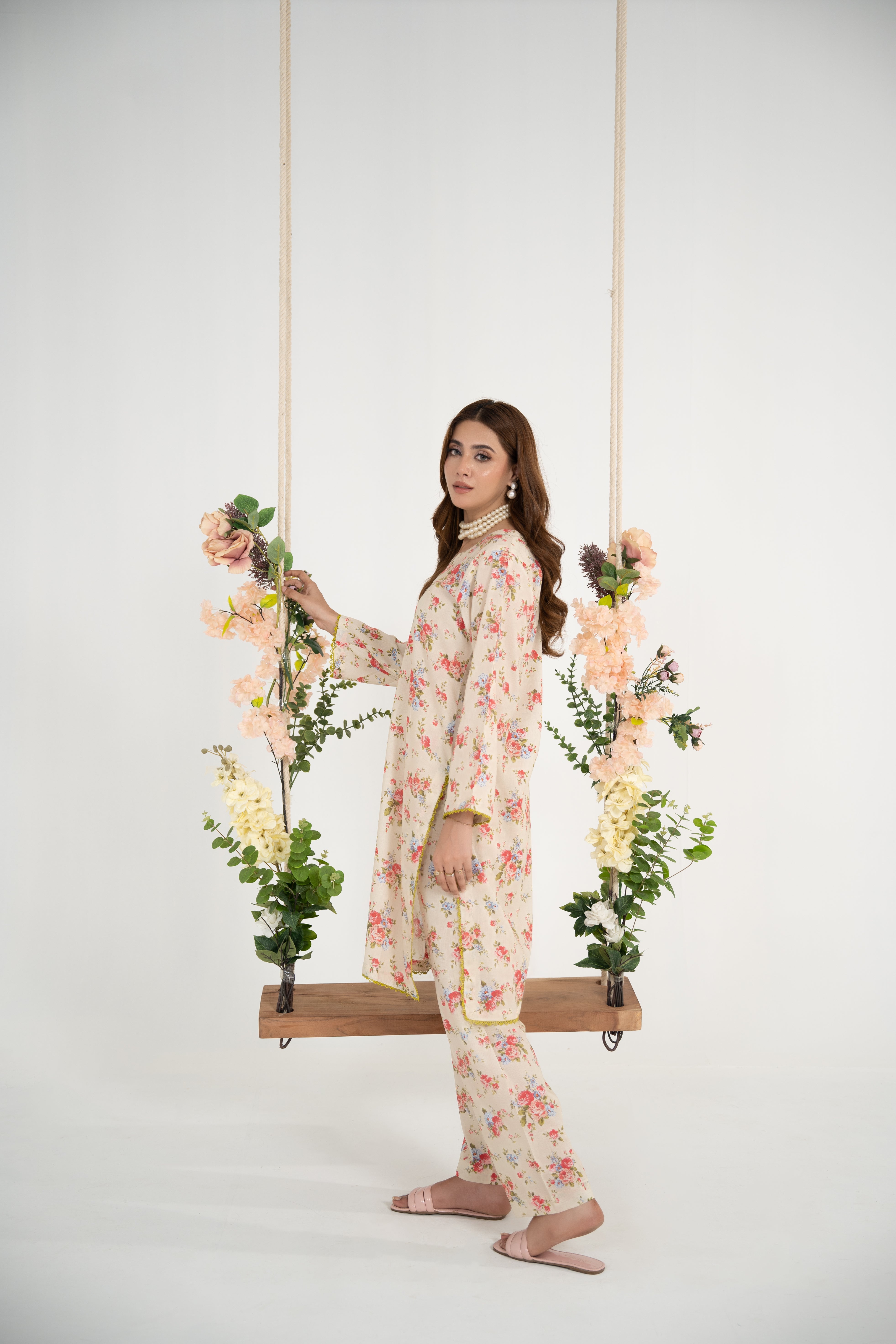 Elegance White 2Pc - Printed Lawn Stitched